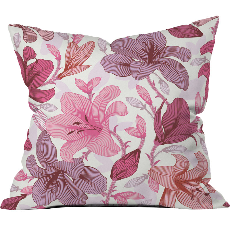 Polyester Throw Pillow, 20" x 20"