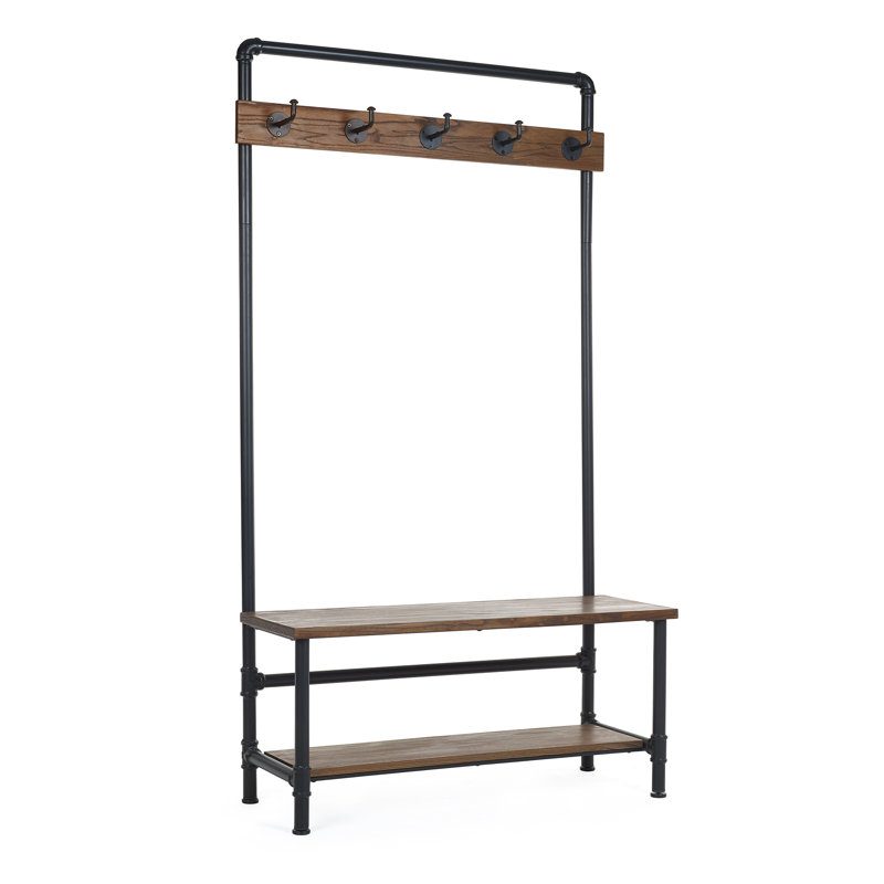 Andreiana Hall Tree 100cm Wide with Shoe Storage