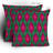 Wagner Campelo Ikat Leaves Throw Pillow-7494152