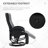 Blanscet Faux Leather Swivel Recliner-1958960197