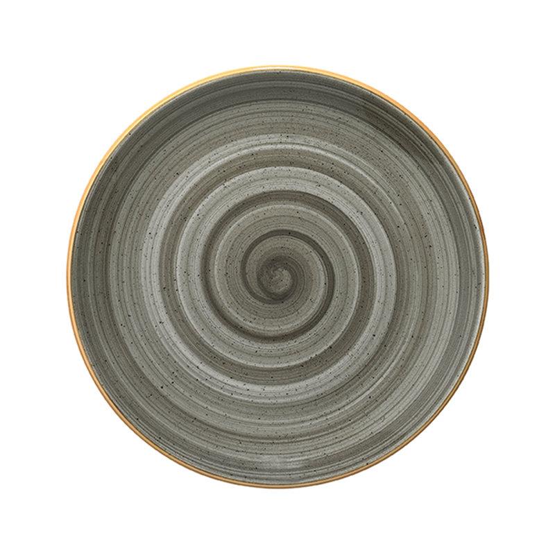 7.5" Appetizer Plate, Grey