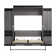 Arrington Storage Murphy Bed with Shelving and Fold-Out Desk