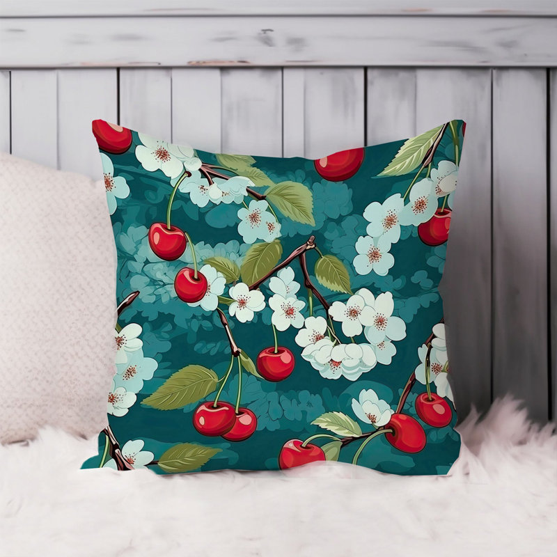 Food and Kitchen Cherry Dreams II Modern, 20"H x 20"W