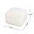 White Boucle In Square Shape With Dense Foam Padding And Pocket Coil Spring System For Maximum Comfort, A Modern Home Ambiance, 22” W X D 16.8” H - Covered Non Marking Foot Caps, Modular ,