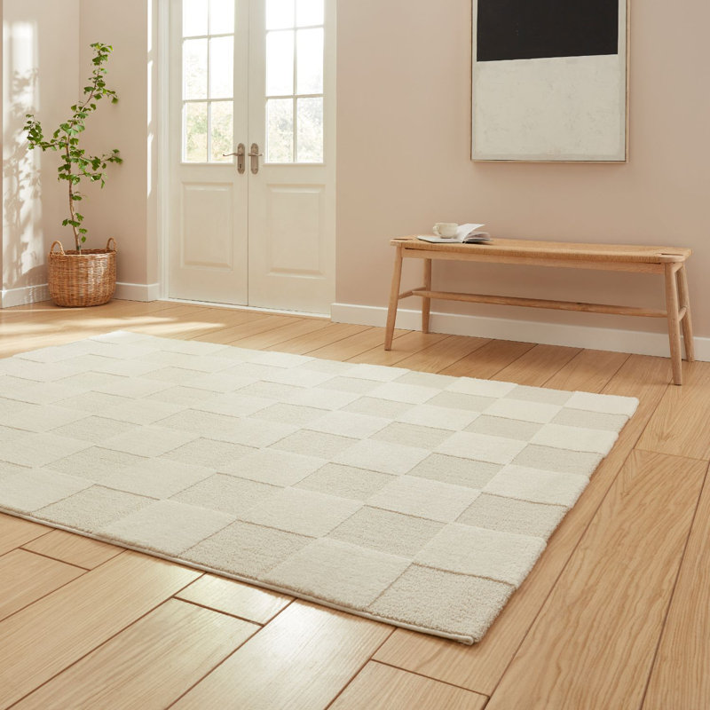 Elio Arvillia Machine Woven Cream Area Rug, Rectangle 200 x 290cm