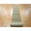 Tapis de passage en laine et soie nouÃ© Ã  la main, motif Â« Modern Grass Â» brun, 81 cm x 6,2 m (G76349)