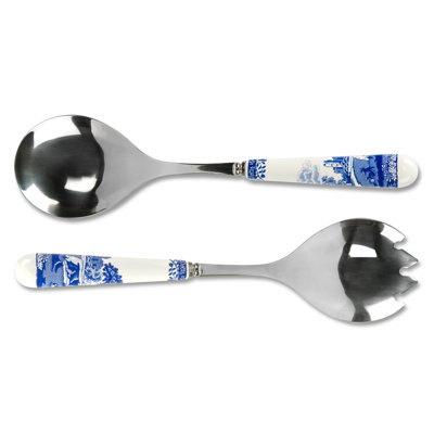 Couverts à salade italiens Spode Blue S / 2 10 po