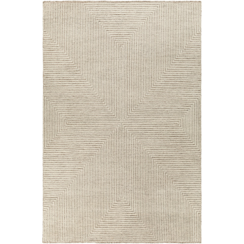 SAMPLE-Saahith Hand Knotted Beige Area Rug