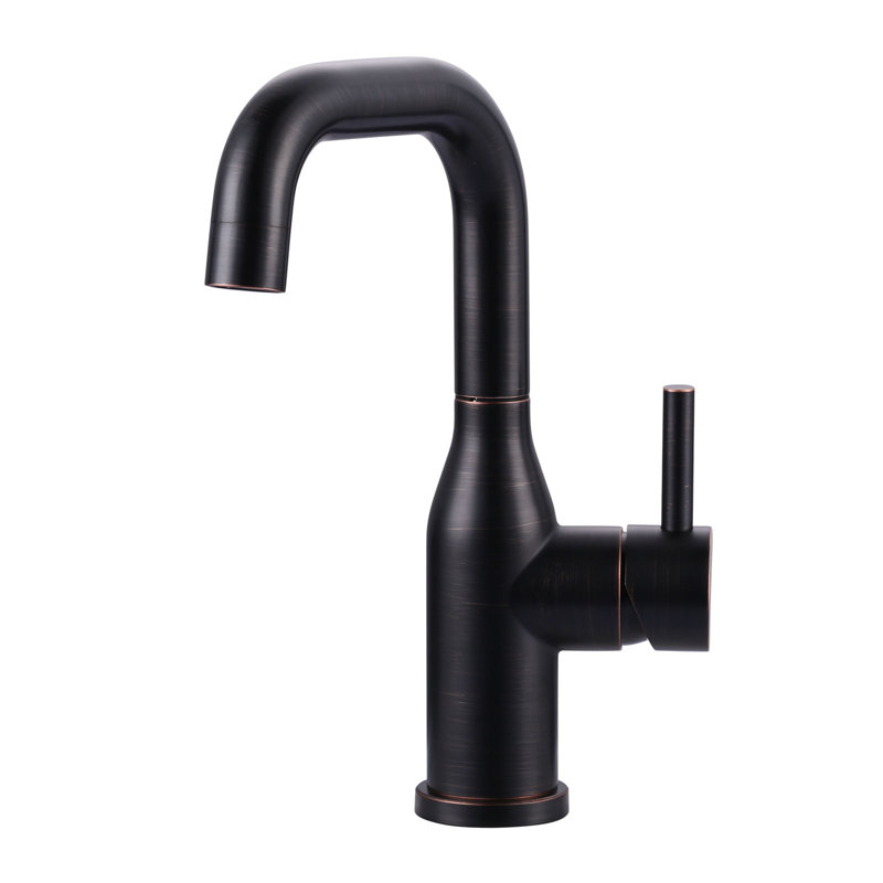 Robinet de bar monocommande à fixation sur le comptoir, Bronze huilé