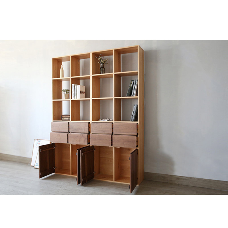 Bibliothèque de rangement à plusieurs niveaux de style italien