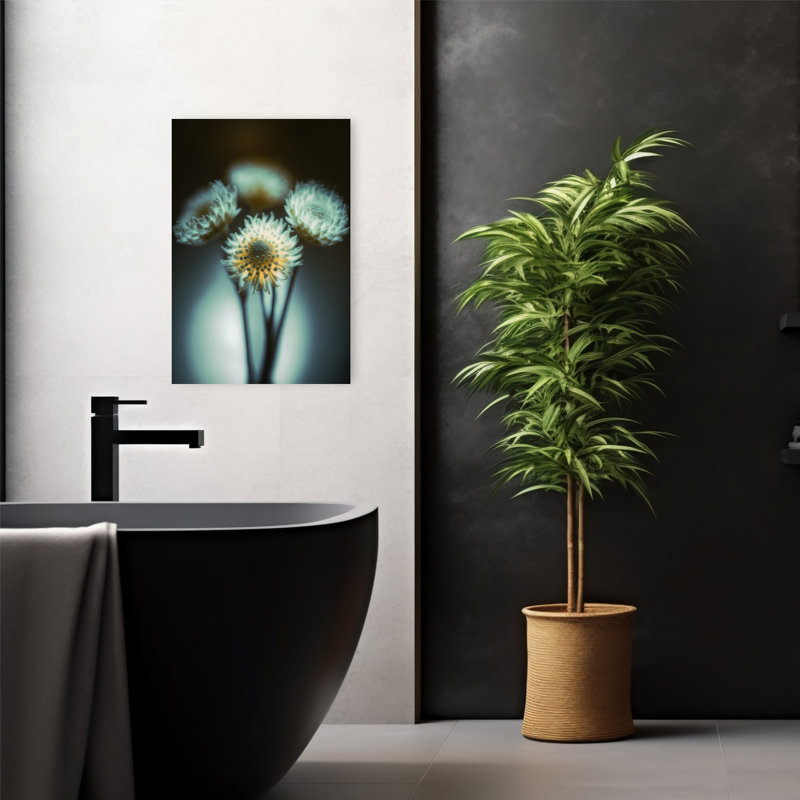 Ethereal Blooms Abstract Contemporary Dreamy Flower Nature Wall Art Print, 60.96cm H x 40.64cm W