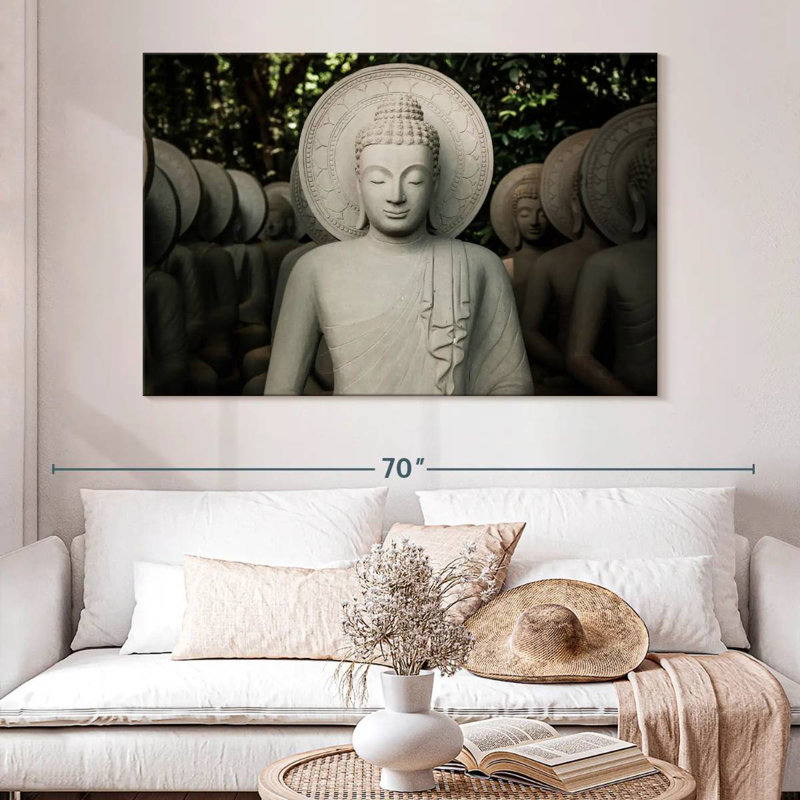 Adella Kantharaj Buddhas, 34" H x 51" W