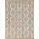 Metro-Velvet Geometric Area Rug in Beige
