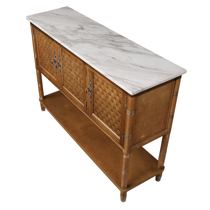 Console 47,24 po Dawa, Chêne
