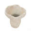 9.3X9x8.7" Sand And Cement Coral Planter With Textured Beige Finish