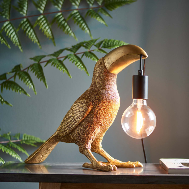 Cullison Novelty Lamp, Vintage Gold/Matte Black