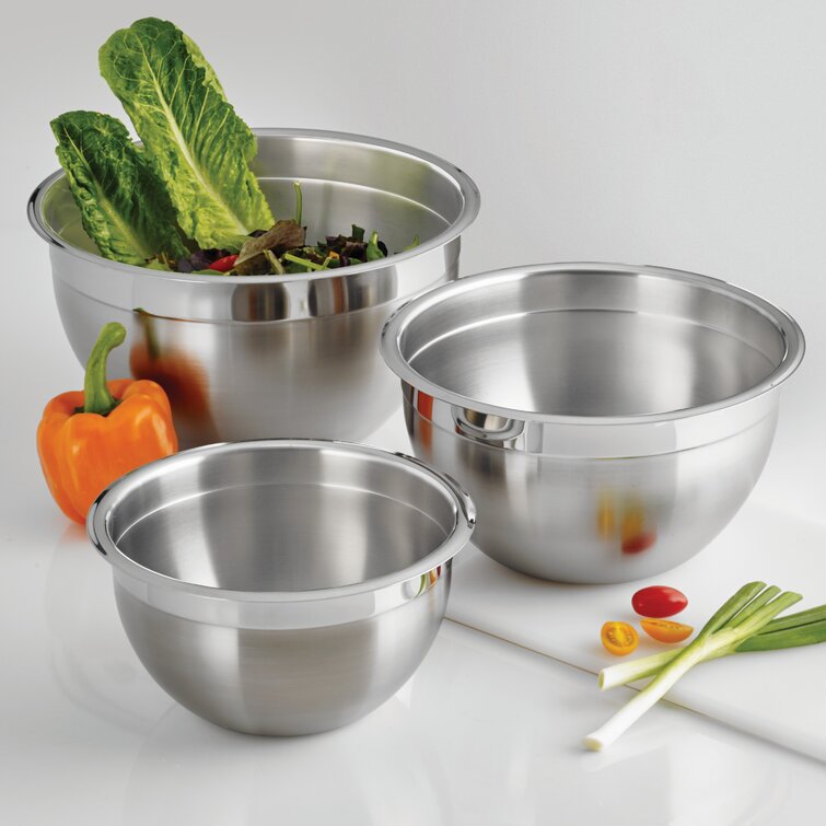 Tramontina 14-piece Stainless Steel Mixing Bowl Set with Lids