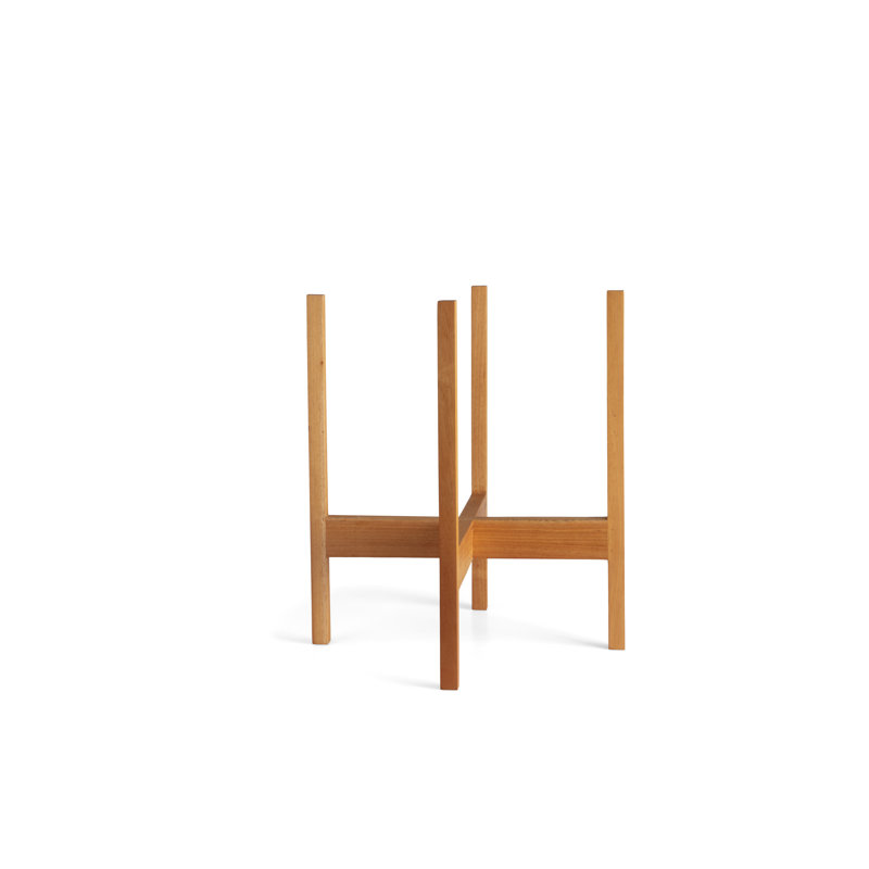 Support pour plante Luders, Acajou clair, H 17,2 po x l 15,2 po x P 15,2 po