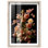 Décoration florale florale Fizz Shadowbox par Notoriart, cadre blond, 25 x 37