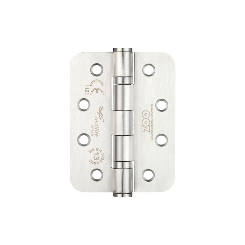 10.2cm H x 7.6cm W Butt Bearing Pair Door Hinges, Black