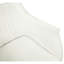 Chaise rembourrée blanche Boucle