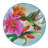 Liviana Outdoor Glass Hummingbird Birdbath
