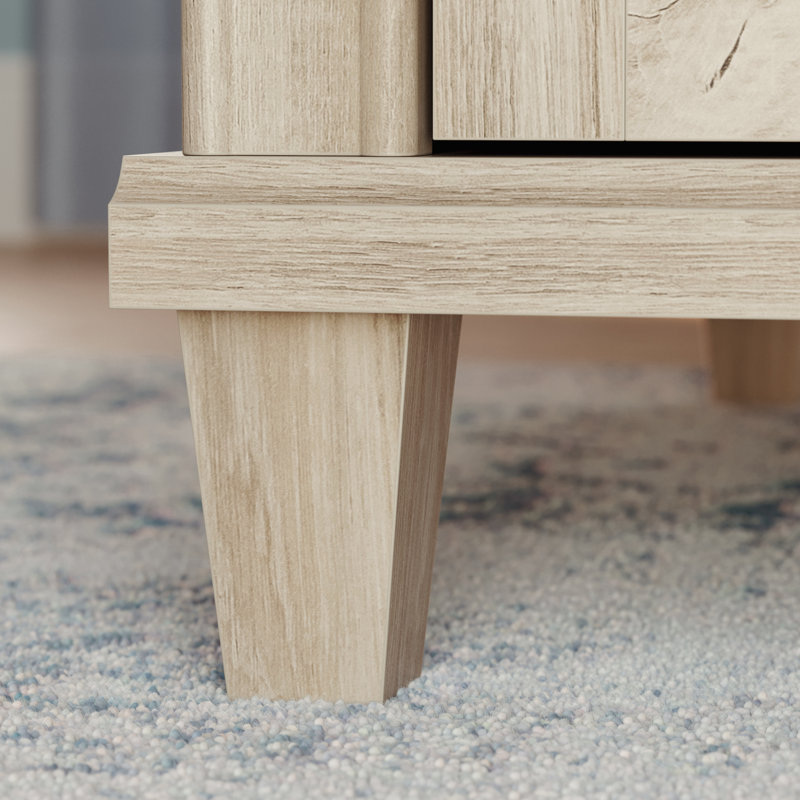 Credenza Desk, Chalk Oak