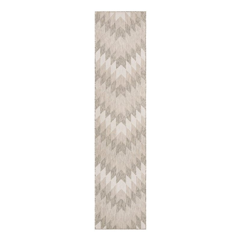 Tapis intérieur / extérieur Blox Hower, Tapis de couloir 2 pi 7 po x 12 pi