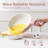 SENSARTE Nonstick Ceramic 17 Piece Pots And Pans Set With Removable Handle, Include Griddle, Dishwasher ＆ Oven Safe, PTFE/PTAS/PFOA Free-126512551