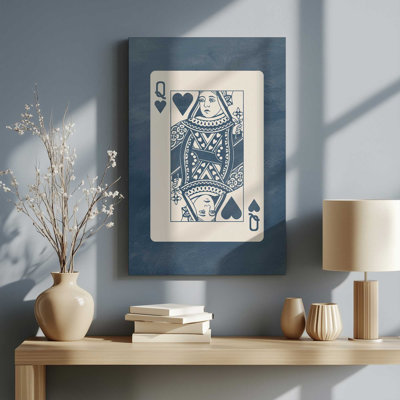 Toile tendue carte Denim