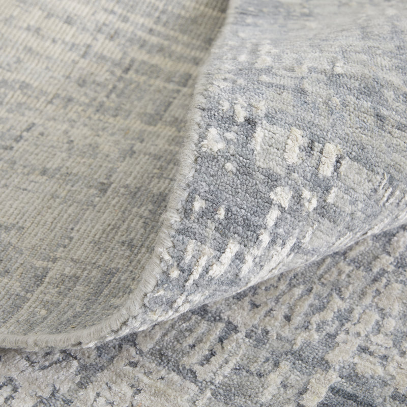 Eastfield Abstract Area Rug in Gray, Rectangle 3' x 5'