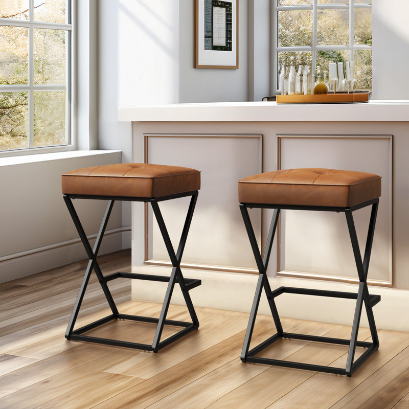 Tabouret de comptoir Pickensville, Brun