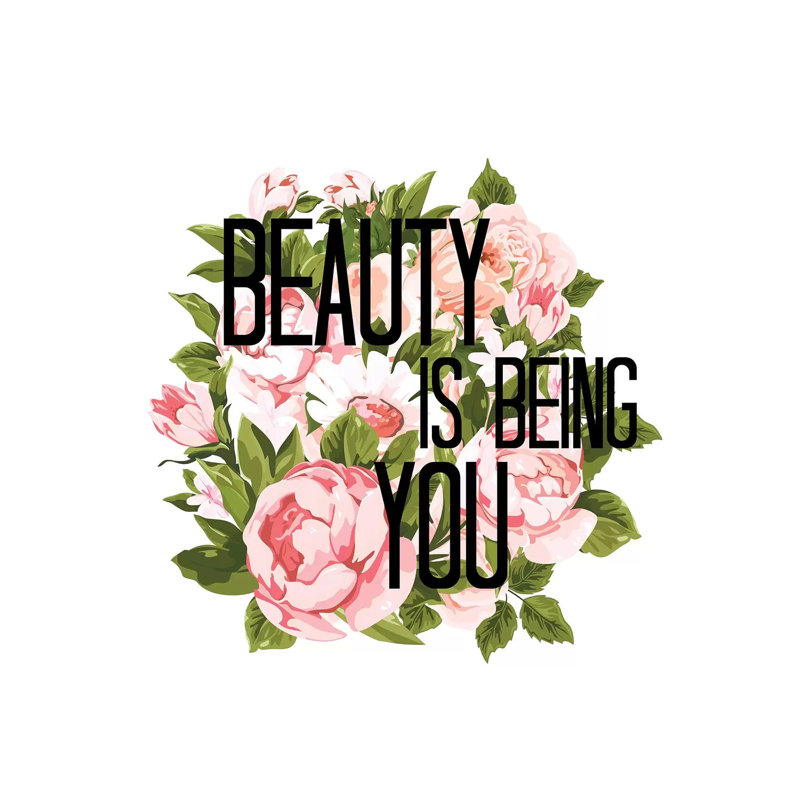 Beauty Is Being You IV by Julia Di Sano - Wrapped Canvas Gallery-Wrapped Canvas Giclée, 66.04 cm H x 66.04 cm W