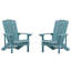 Chaise Adirondack d'extérieur en plastique-2030234424
