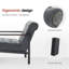 Fauteuils d'appoint Wyland, fauteuil rembourré en chenille et méridienne ergonomique Wyland-506131214