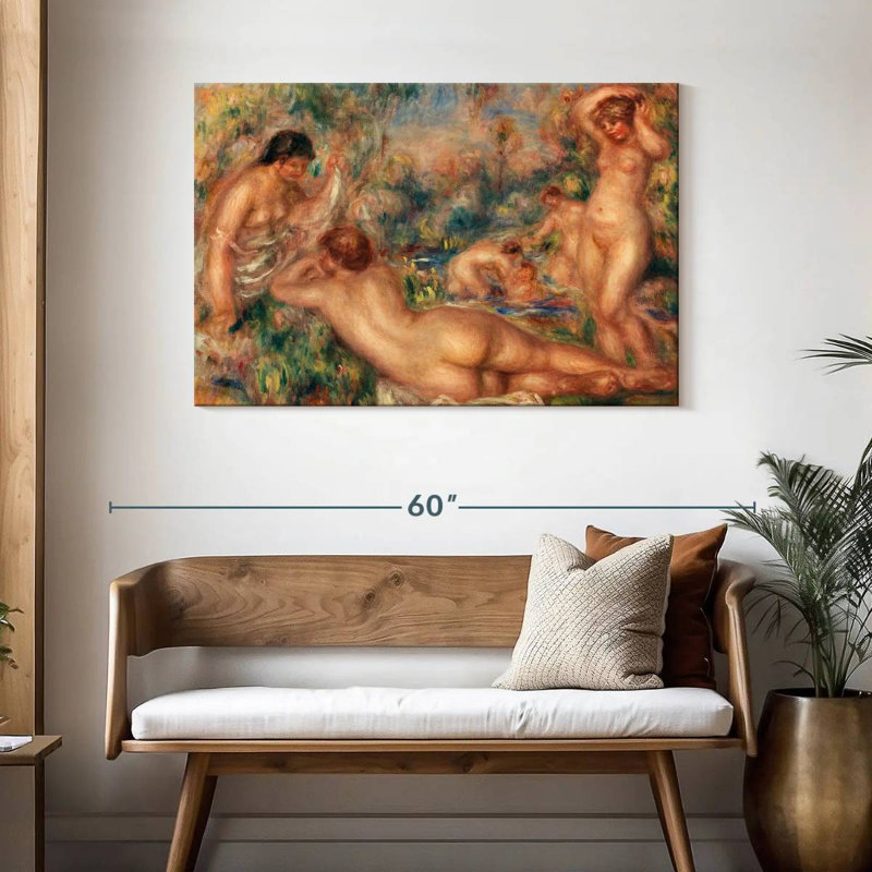 Leisha Bathers 1918, 30" H x 45" W