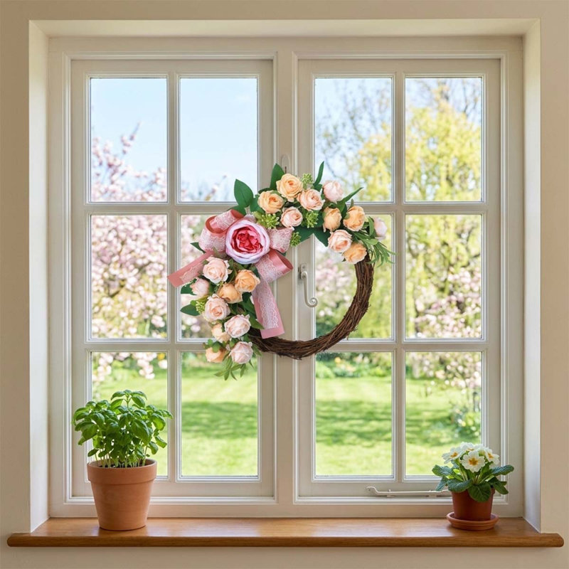 Couronne de pivoine 13,78 pouces