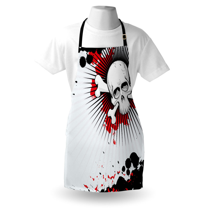 No Pattern Bib Apron