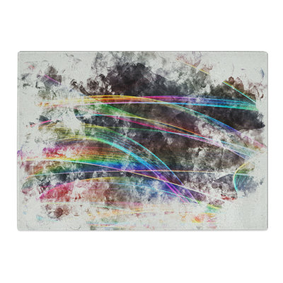 Vol (1) Watercolour Chopping Board