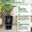 Tall Planters Set of 2 - Outdoor & Indoor Planter Pots with Drainage Holes, Water Level Monitor, Inner Bucket, and Automatic Watering for Front Porch-1204265271-1204265225