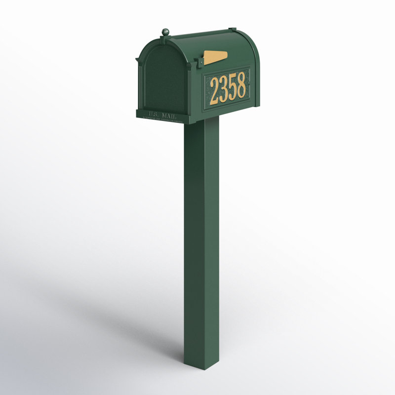 Boîte aux lettres de qualité supérieure, vert, Oui