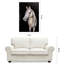 « white cheval », reproduction d’art sur métal