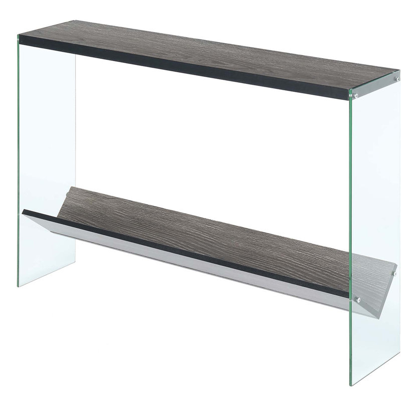 Allegonda 42'' Console Table, Weathered Gray