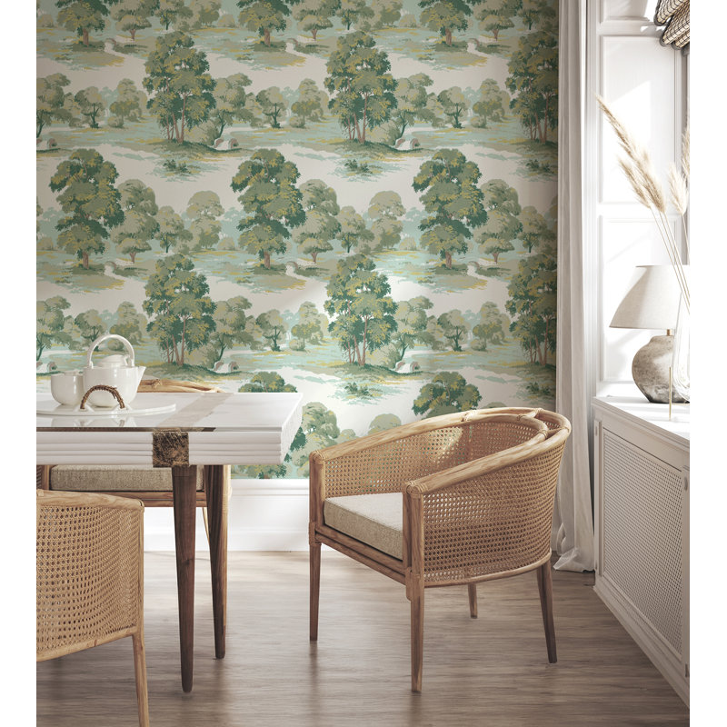 Papier peint Sherwood Glade, Vert