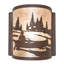 1 - Light Flush Mounted Sconce