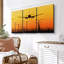 " Airport Landing Silhouette "-98978083
