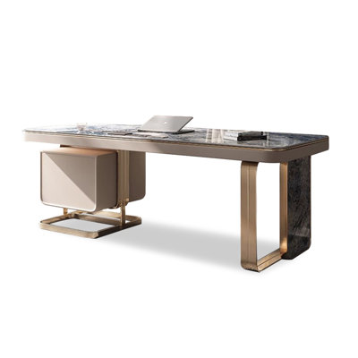 Luxury High-End Rock Plate Office Desk