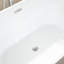 Baignoire de trempage autoportante en acrylique 54 po. X 30 po. Iris-87114425