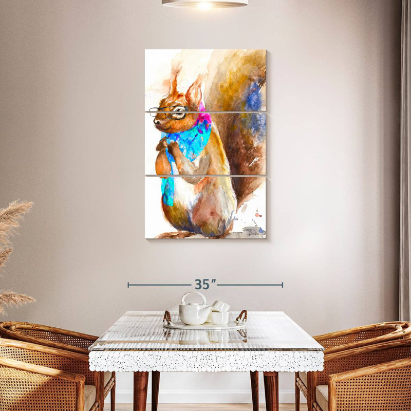 Brampt Hipster Squirrel, 45" H x 28" W