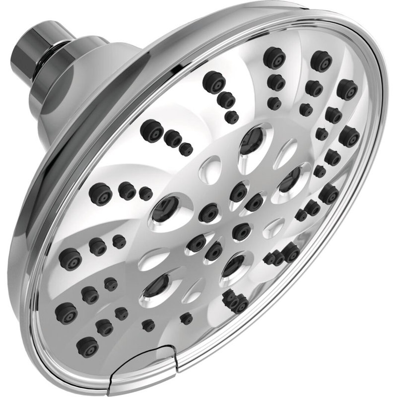 Rain Dual Shower Head with H2Okinetic Technology, Chrome